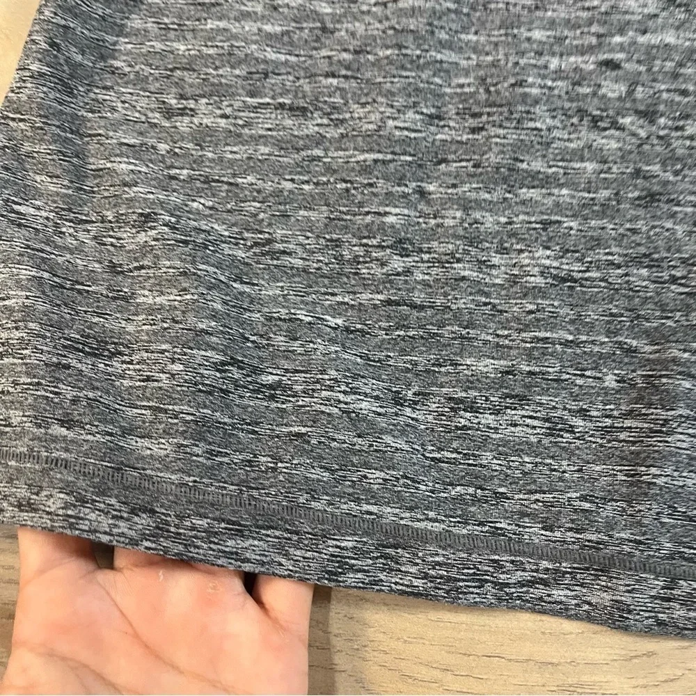 Nike Women's Gray and Black Tank Top